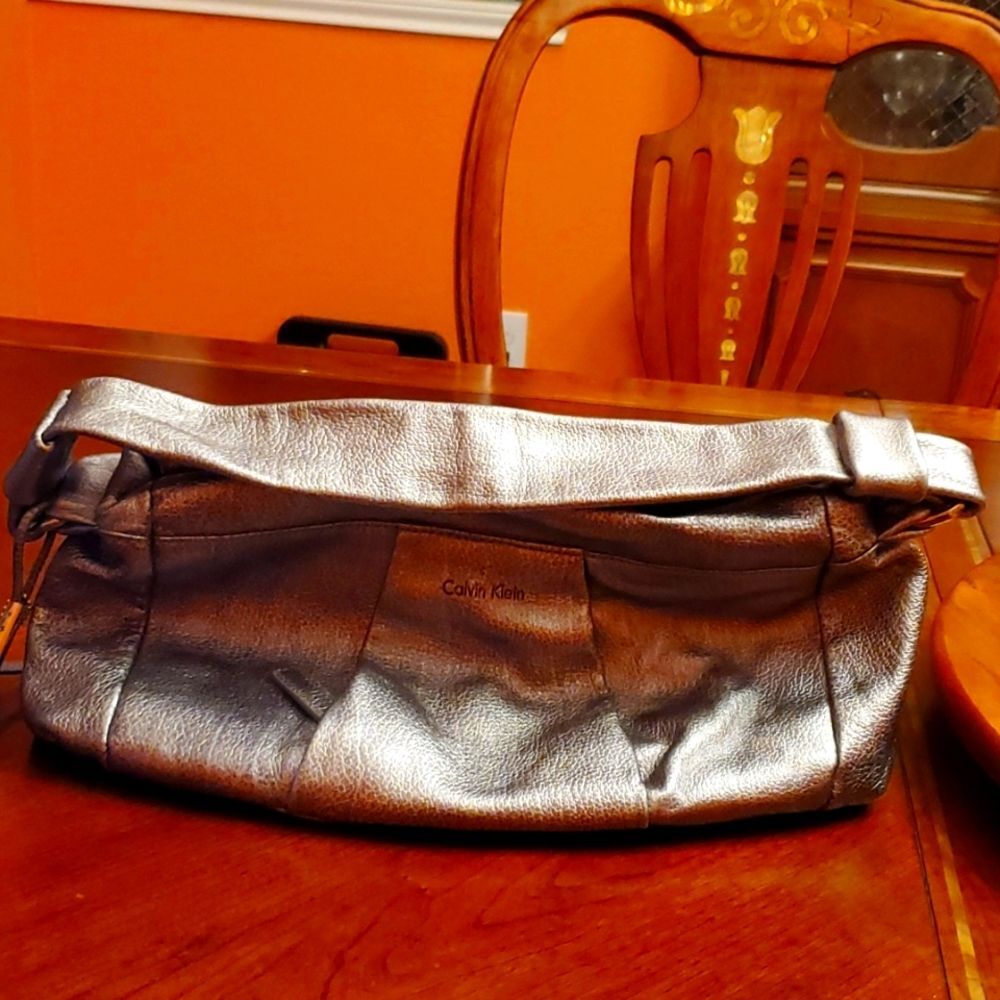 Calvin Klein Silver Hand Bag